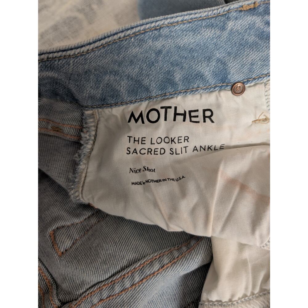 MOTHER The Looker Sacred Slit Ankle Skinny Jeans - Nice Shot - Picture 11 of 16